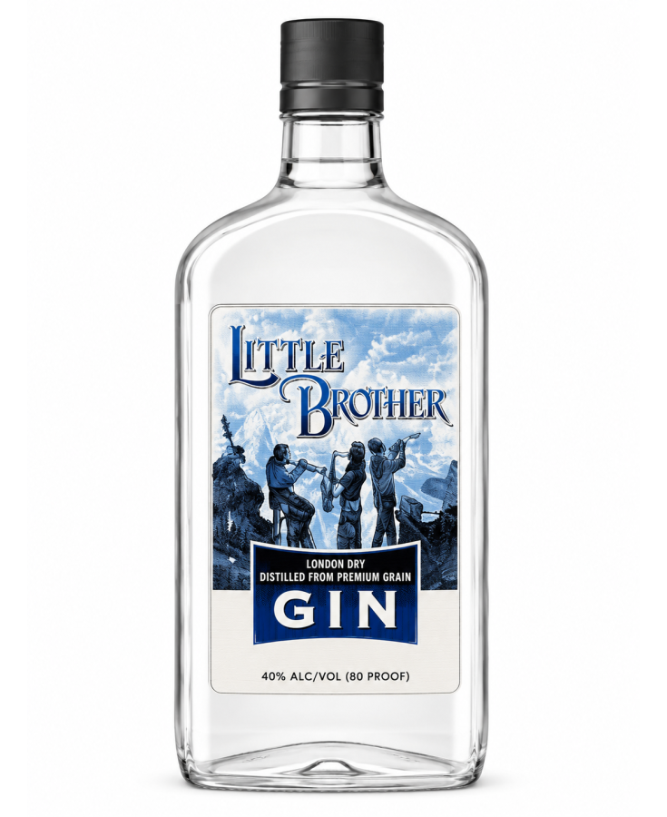 LITTLE BROTHER GIN 80 PROOF - 750ML - SINGLE