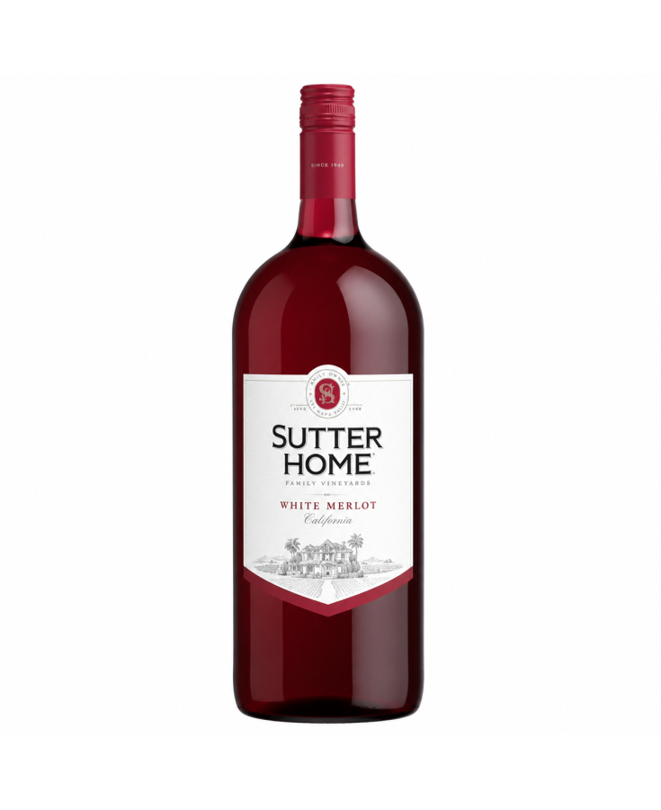 SUTTER HOME WHITE MERLOT - 1.5L - SINGLE