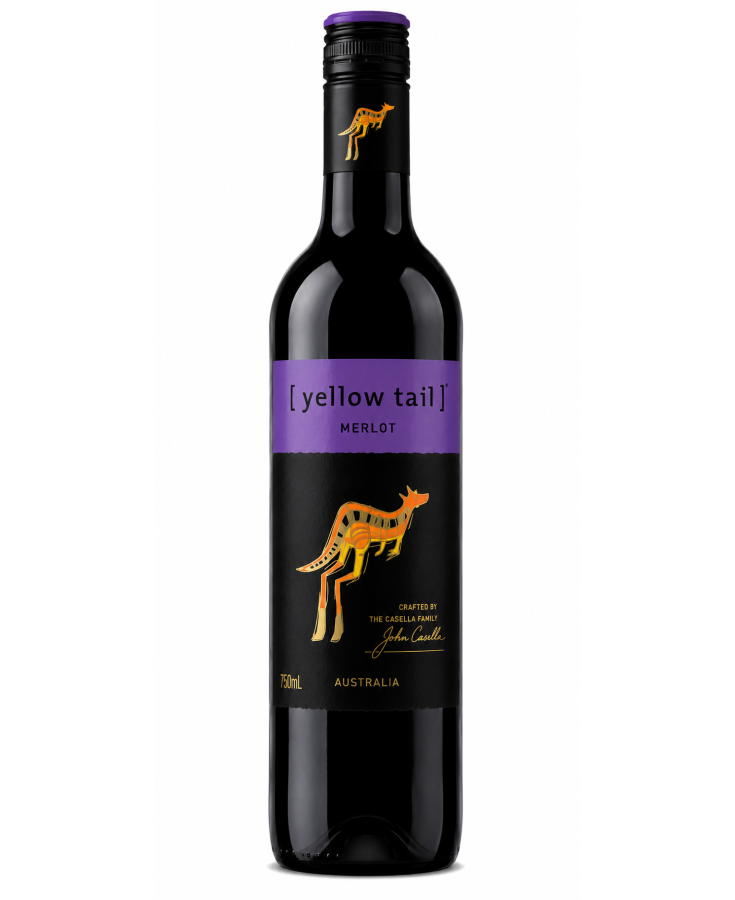 YELLOW TAIL MERLOT - 750ML - SINGLE