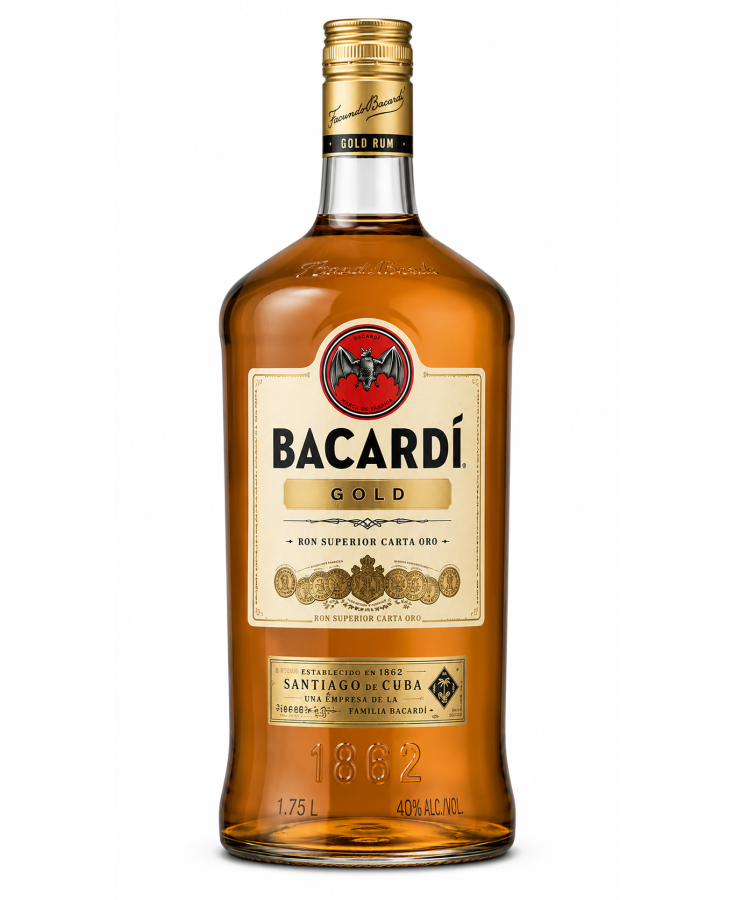 BACARDI GOLD - 1.75L - SINGLE BACARDI GOLD - 1.75L - SINGLE