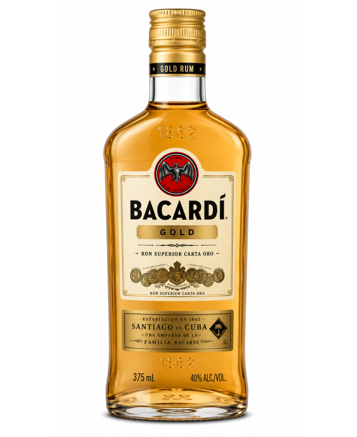 BACARDI GOLD - 375ML - SINGLE BACARDI GOLD - 375ML - SINGLE