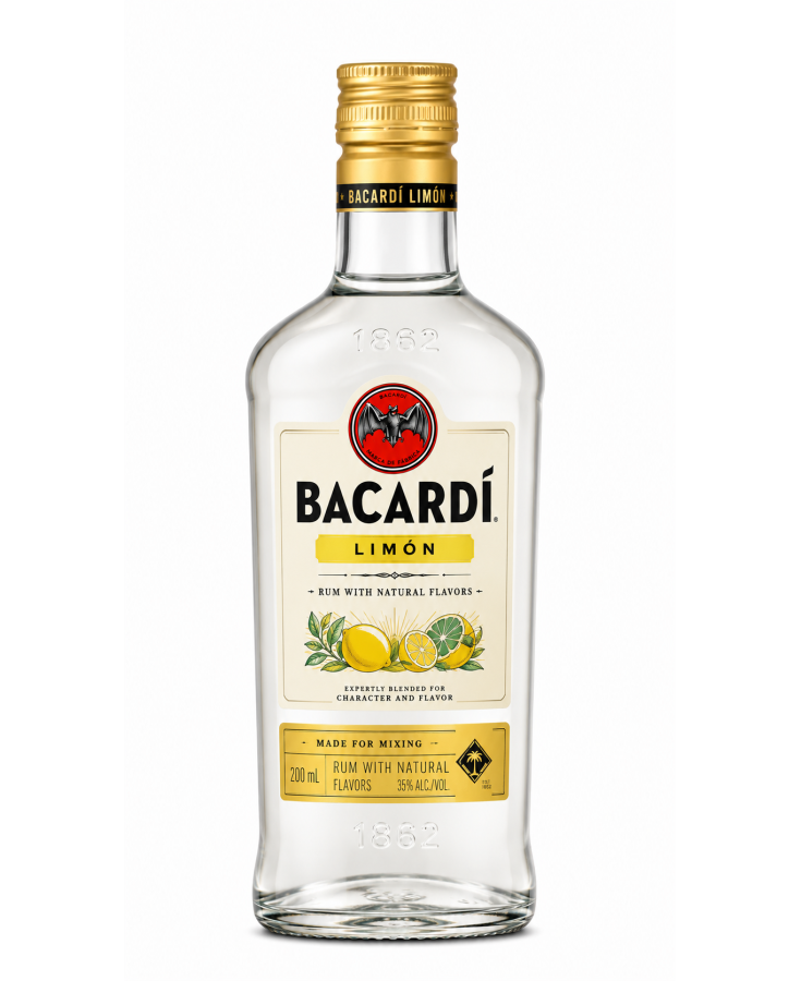BACARDI LIMON - 200ML - SINGLE BACARDI LIMON - 200ML - SINGLE