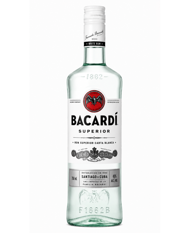 BACARDI SUPERIOR - 750ML - SINGLE BACARDI SUPERIOR - 750ML - SINGLE