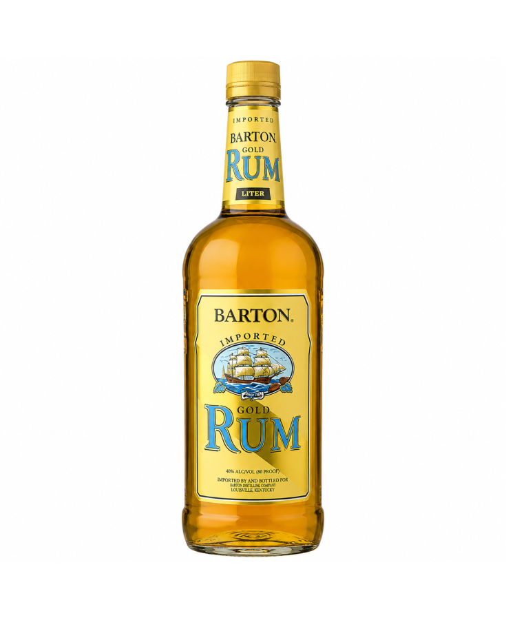 BARTON 80 PROOF GOLD RUM - 750ML - SINGLE BARTON 80 PROOF GOLD RUM - 750ML - SINGLE