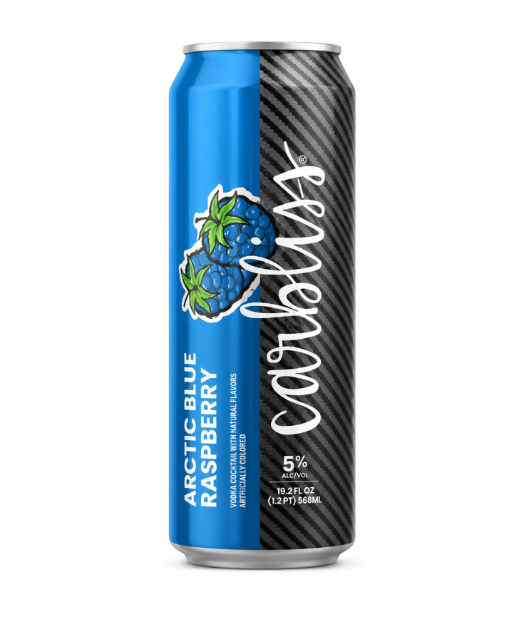 CARBLISS CAN ARCTIC BLUE RASPBERRY -19.2 OZ - SINGLE CARBLISS CAN ARCTIC BLUE RASPBERRY -19.2 OZ - SINGLE