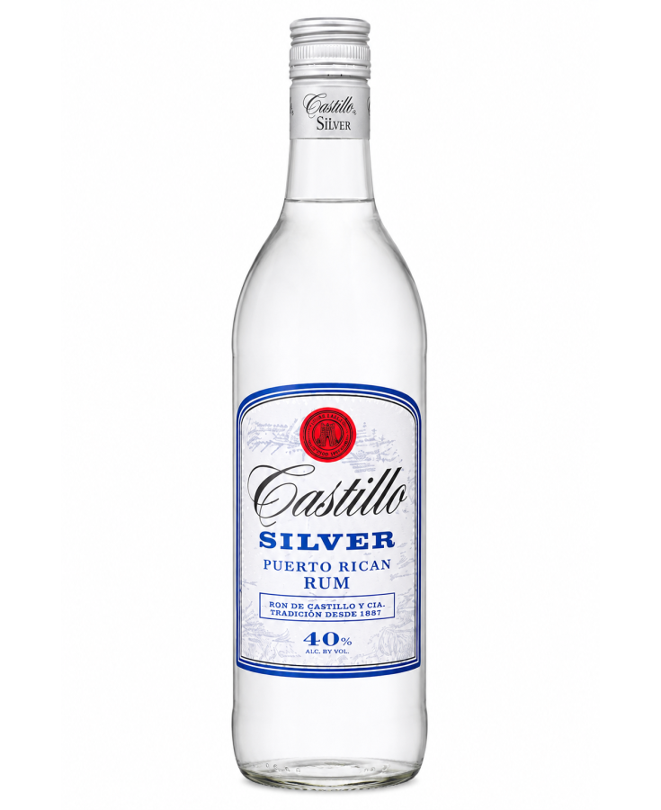 Castillo Silver Rum Liquor 40% - 750ML Castillo Silver Rum Liquor 40% - 750ML