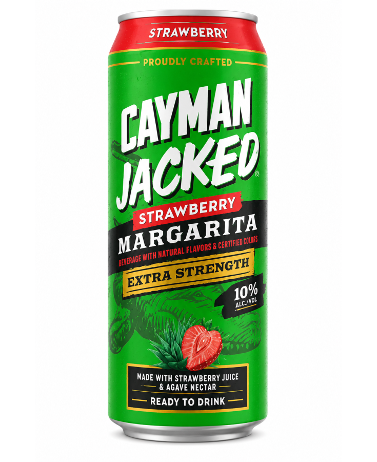 CAYMAN JACK STRAWBERRY MARGARITA EXTRA STRENGTH - 19.2 FLOZ - SINGLE CAYMAN JACK STRAWBERRY MARGARITA EXTRA STRENGTH - 19.2 FLOZ - SINGLE