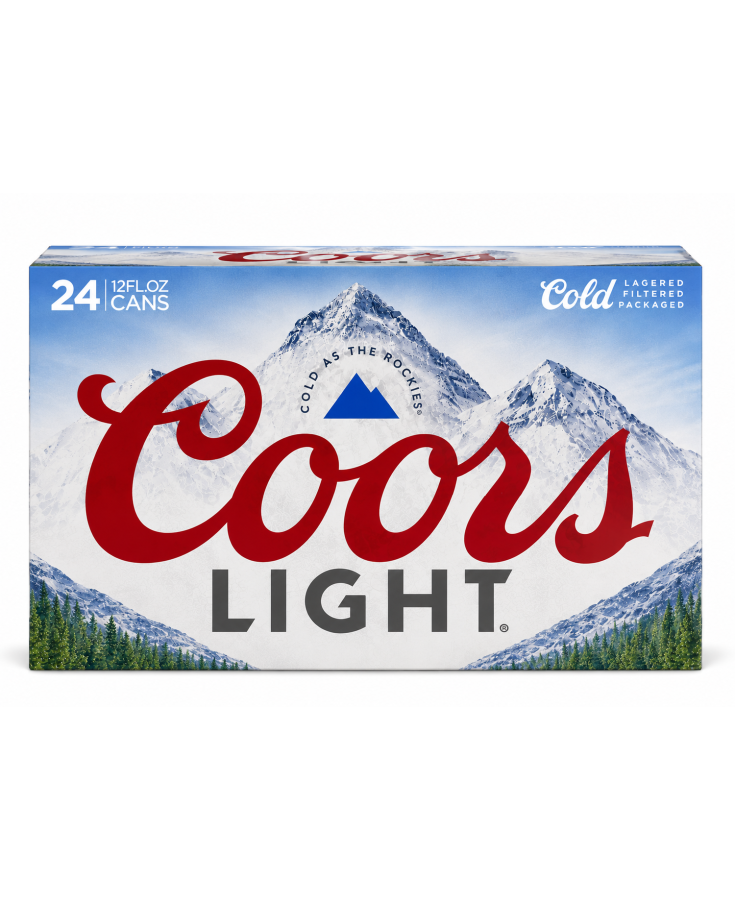 COORS LIGHT CANS - 12OZ - 24-PACK