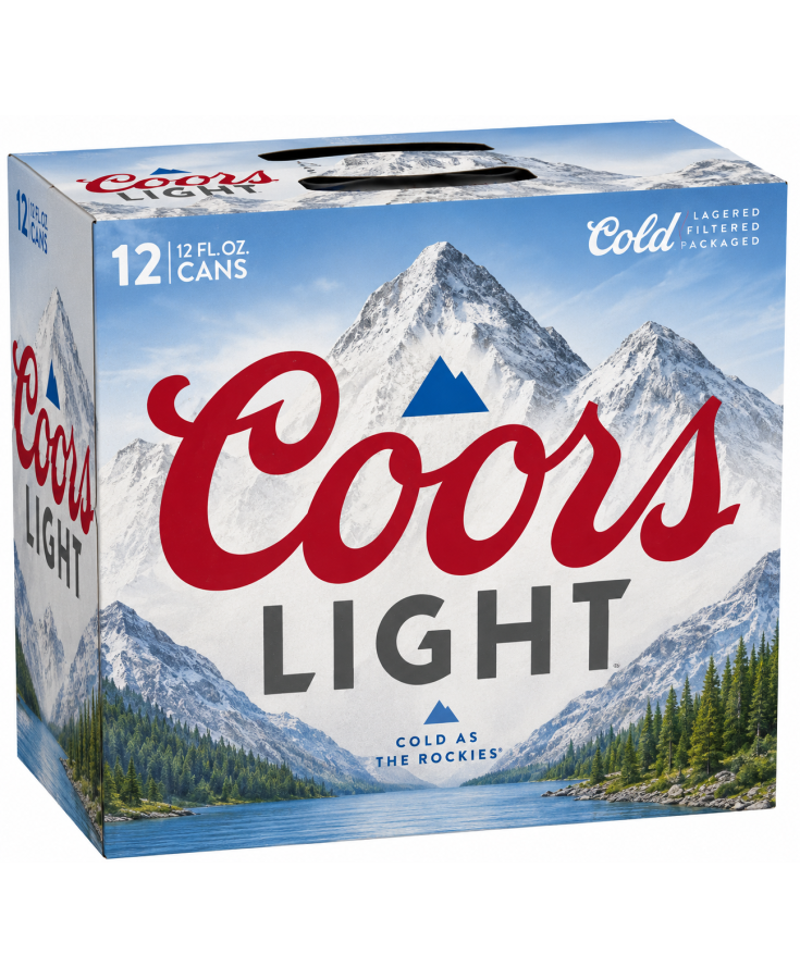 COORS LIGHT  CAN - 12OZ - 12-PACK