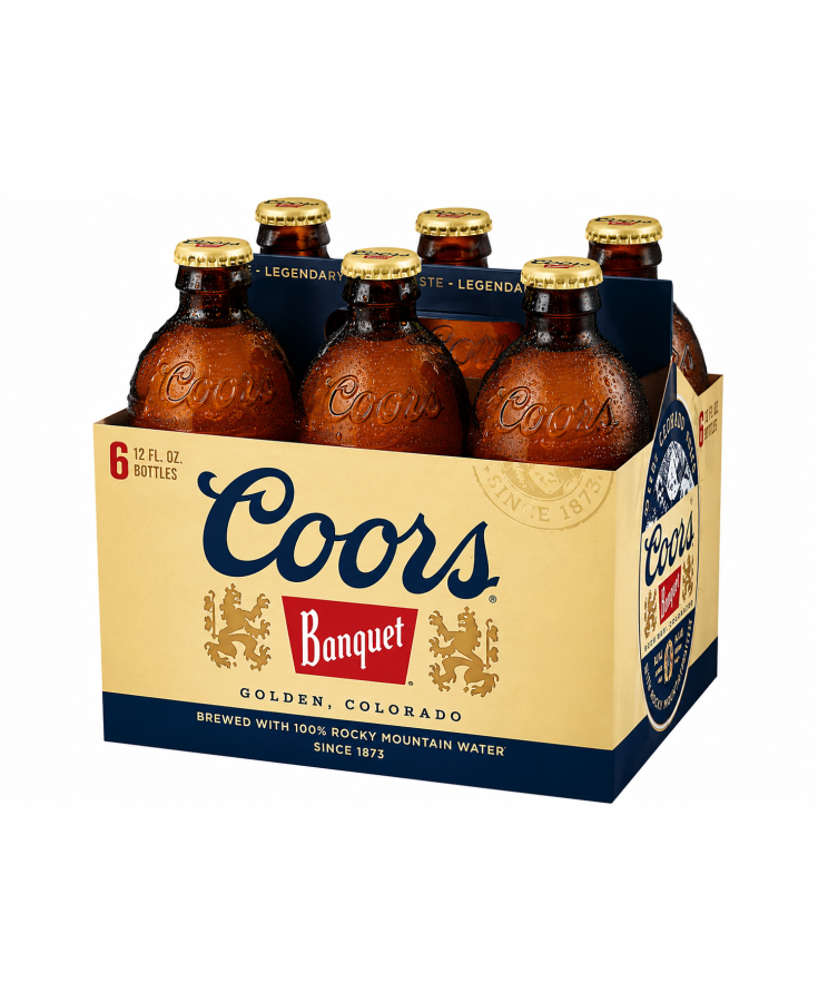 COORS BANQUET  6 NR - 12OZ