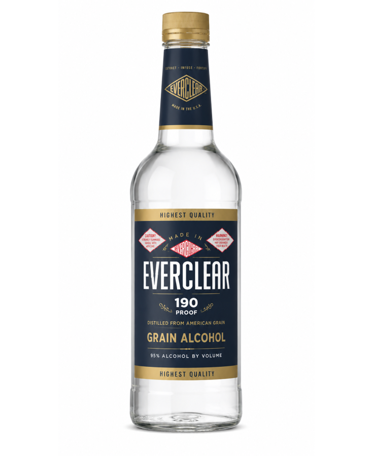 EVERCLEAR GRAIN ALCOHOL - 750ML - SINGLE