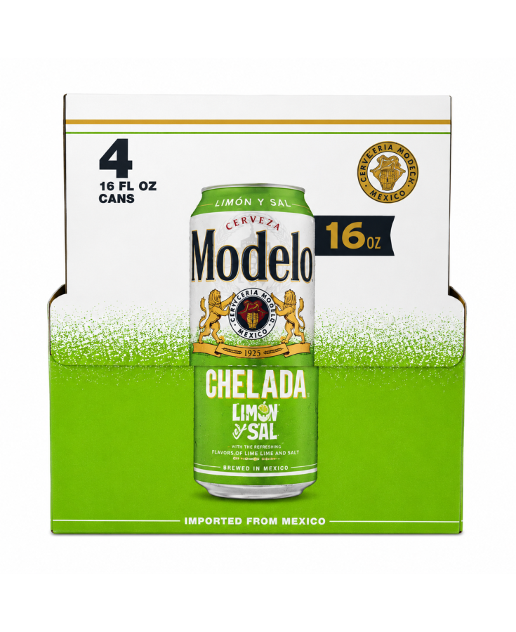 MODELO LIMON CAN - 16OZ - 4-PACK