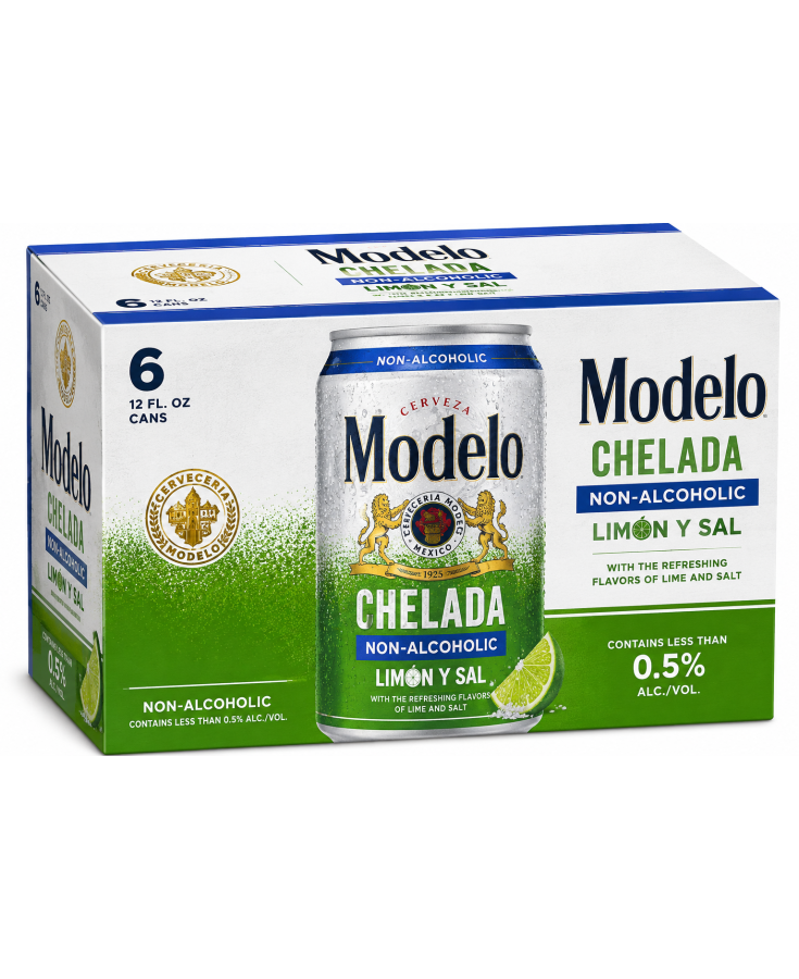 MODELO CHELADA NON-ALCOHOLIC - 12OZ - 6-PACK
