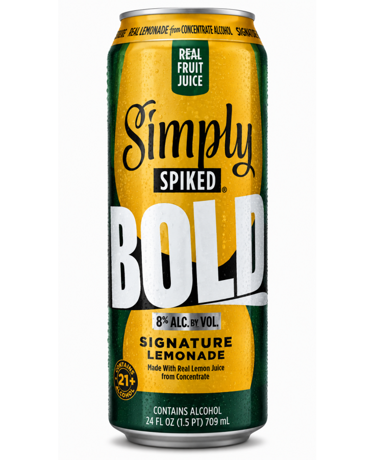 SIMPLY SPIKED BOLD SIGN. LEM CAN - 24OZ - SINGLE