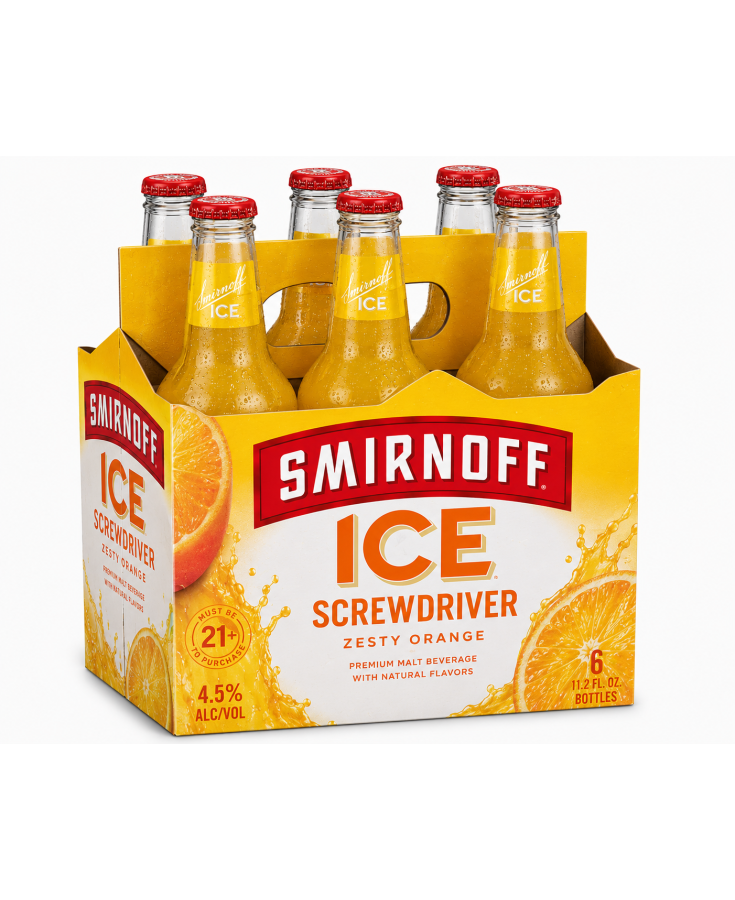 SMIRNOFF ICE SCREWDRIVER - 12OZ - 6-PACK