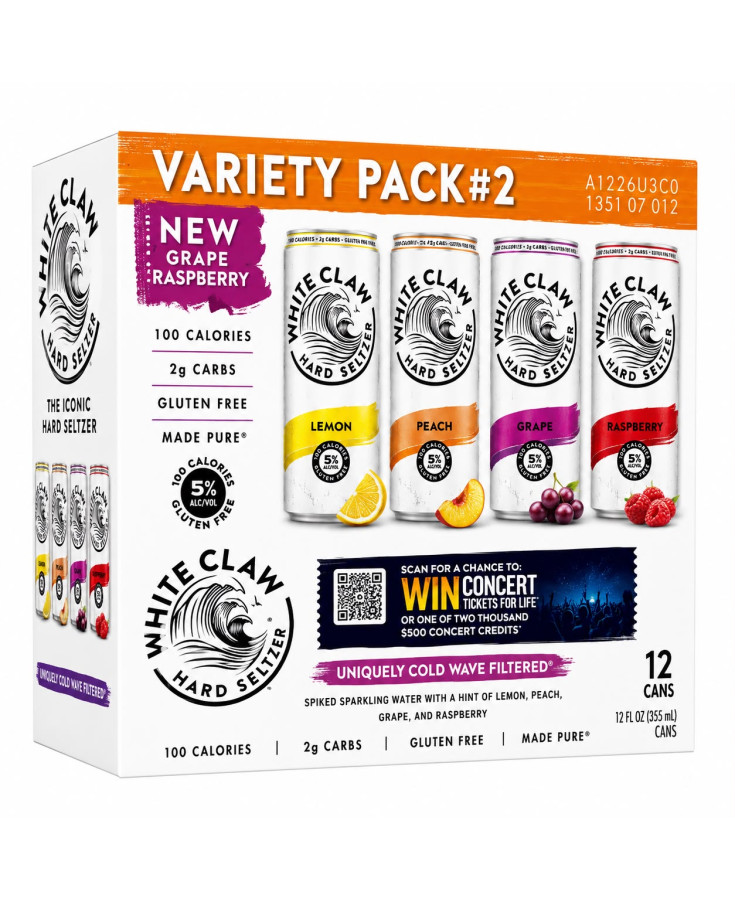 WHITE CLAW VARIETY PACK #2 - 12OZ - 12-PACK