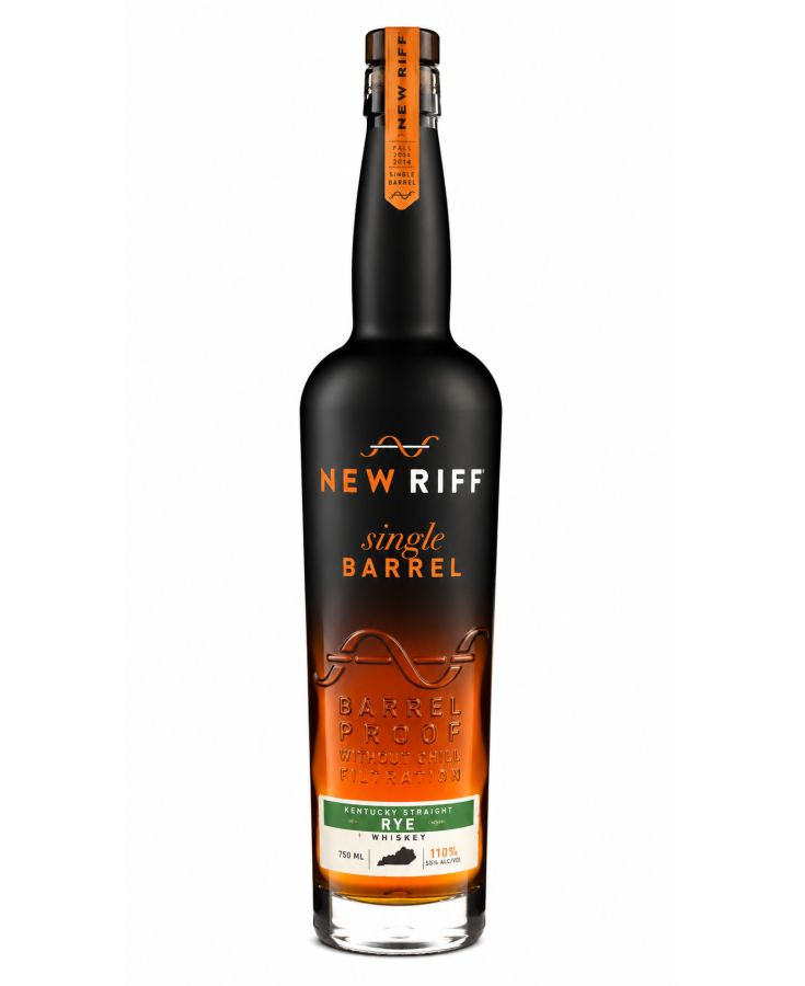NEW RIFF SINGLE BARREL STRENGTH BOURBON RYE - 750ML - SINGLE