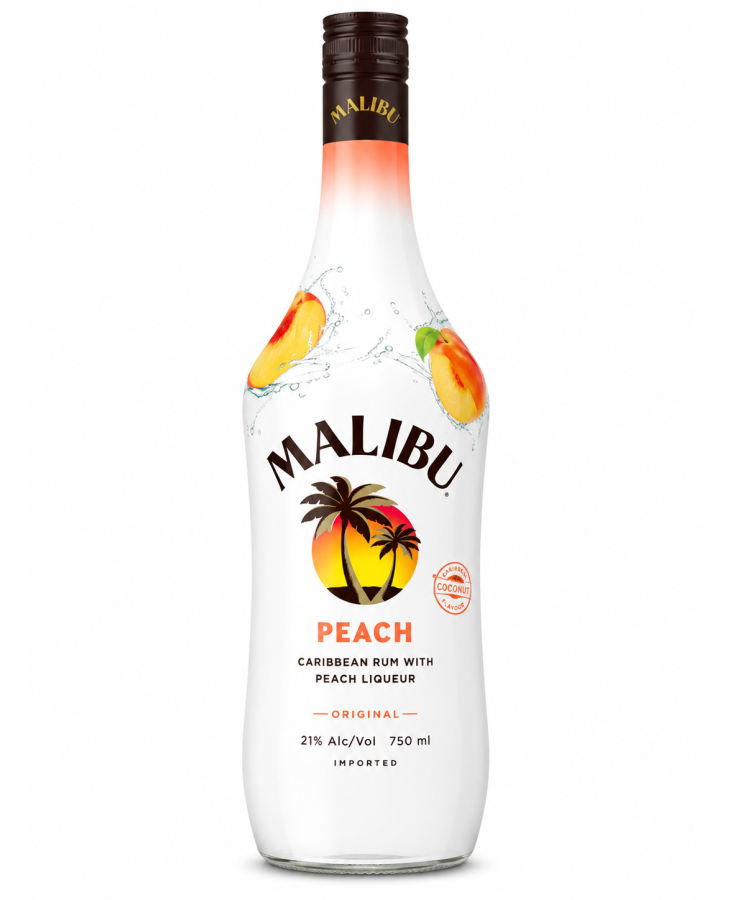 MALIBU PEACH - 750ML - SINGLE MALIBU PEACH - 750ML - SINGLE
