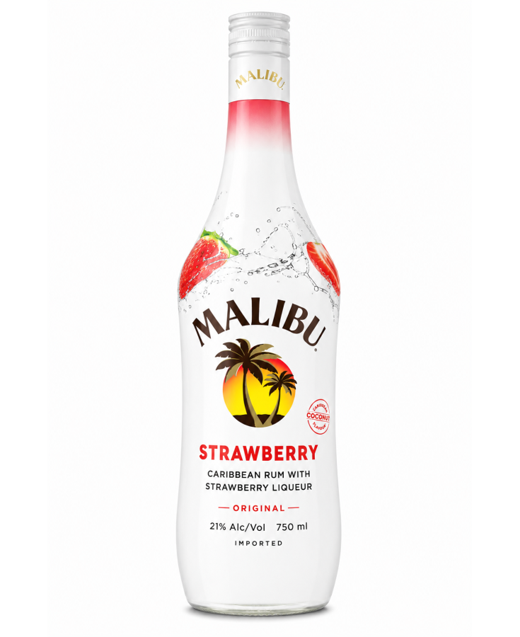 MALIBU STRAWBERRY - 750ML - SINGLE MALIBU STRAWBERRY - 750ML - SINGLE