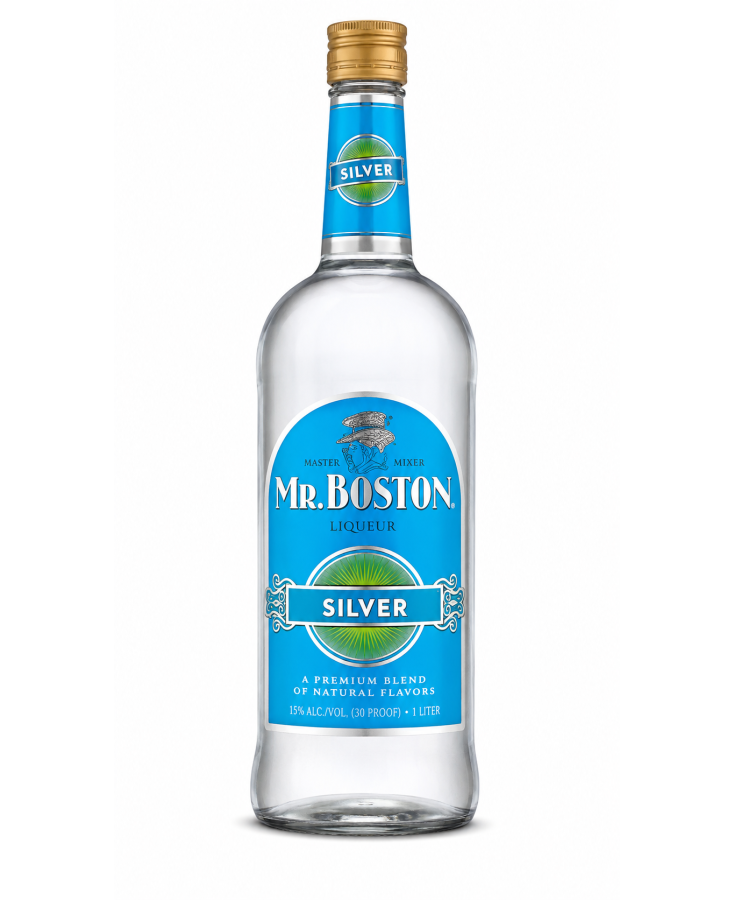 Mr. Boston Light Silver Rum - 1L - SINGLE Mr. Boston Light Silver Rum - 1L - SINGLE
