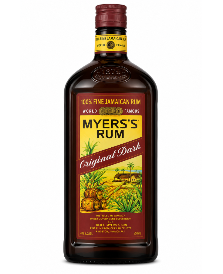 Myers's Rum, Original Dark 750 Ml - 750ML - Myers's Rum, Original Dark 750 Ml - 750ML -
