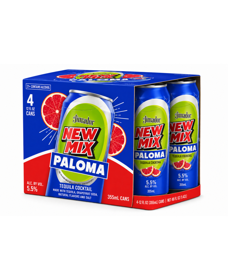 EL JIMADOR NEW MIX PALOMA 4PK - 12OZ
