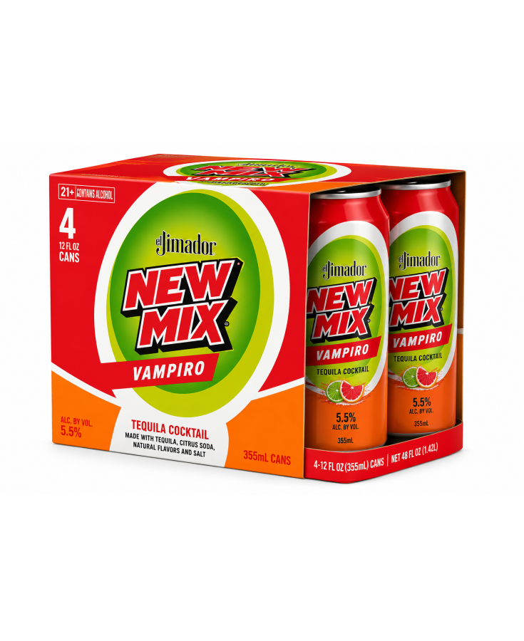 EL JIMADOR NEW MIX VAMPIRO 4PK - 12OZ