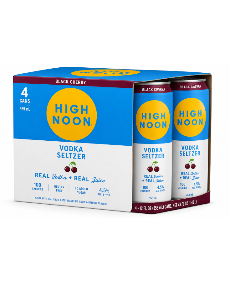 HIGH NOON BLACK CHERRY  CAN - 355ML - 4 PACK