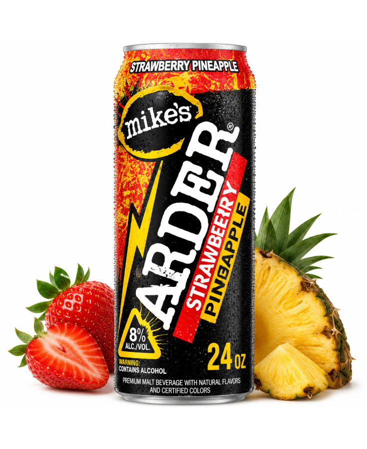 MIKES STRAWBERRY PINEAPPLE - 24OZ - SINGLE