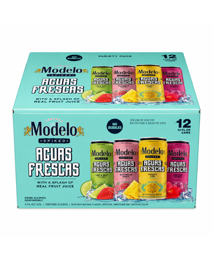 MODELO AGUAS FRESCAS VARIETY - 12OZ - 12-PACK
