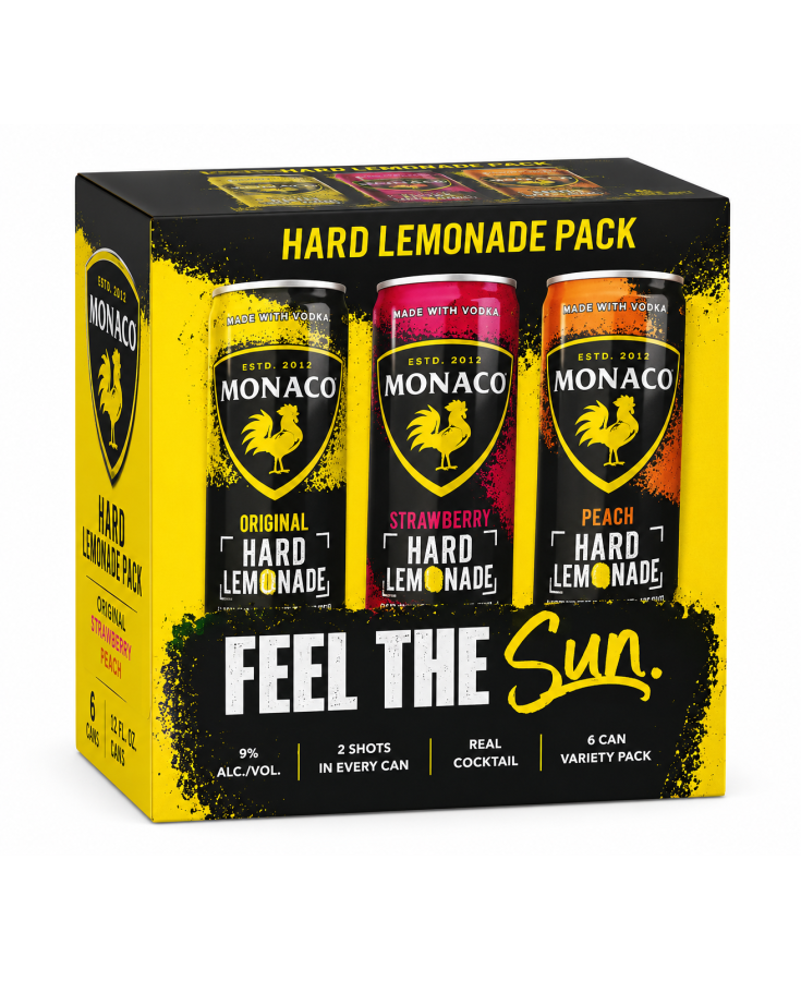 MONACO LEMONADE VARIETY PACK - 12OZ - 6-PACK
