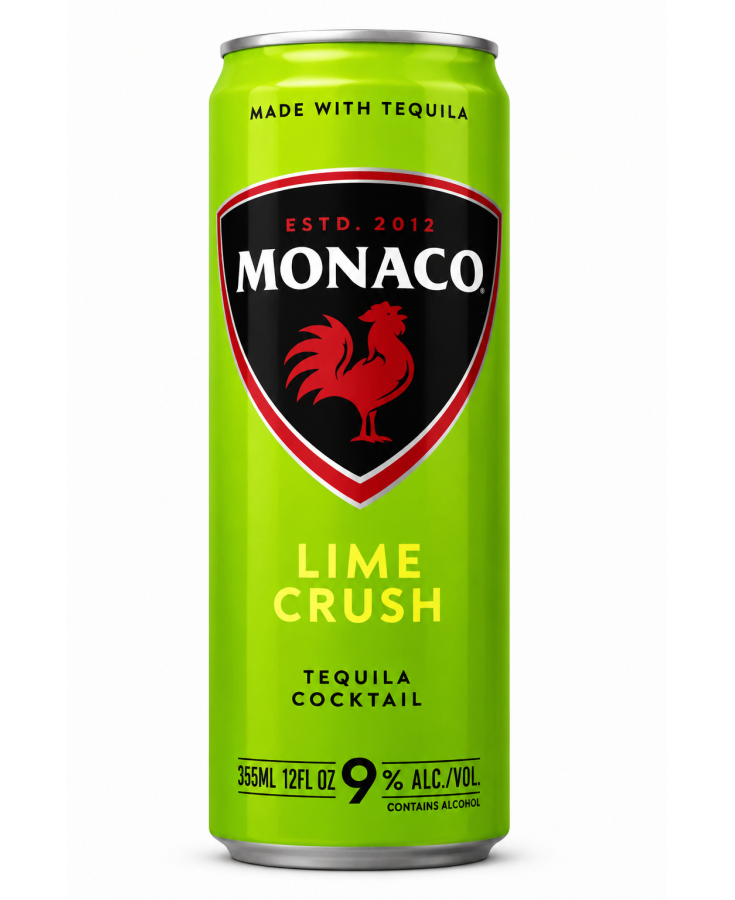 MONACO TEQUILA LIME CRUSH - 12OZ - SINGLE