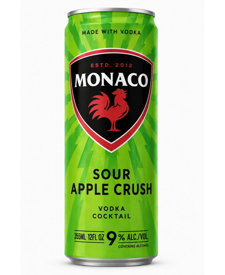 MONACO SOUR APPLE CRUSH - 12OZ - SINGLE
