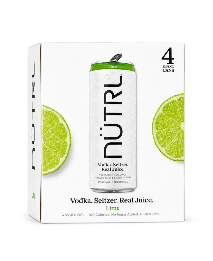 NUTRL   LIME - 12OZ - 4-PACK