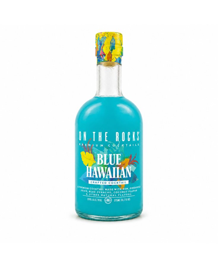 ON THE ROCKS BLUE HAWAIIAN - 375ML - SINGLE