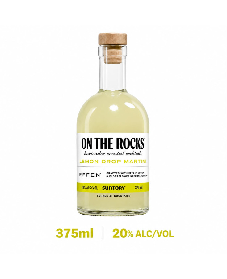 ON THE ROCKS LEMON DROP - 375ML - SINGLE
