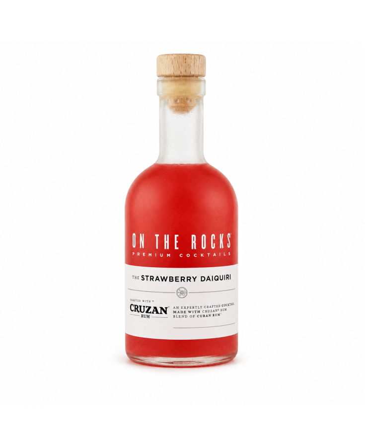 ON THE ROCKS THE STRAWBERRY DAIQUIRICRUZAN - 375ML - SINGLE