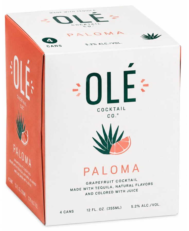 OLE TEQUILA COCKTAIL PALOMA CAN - 12OZ - 4-PACK
