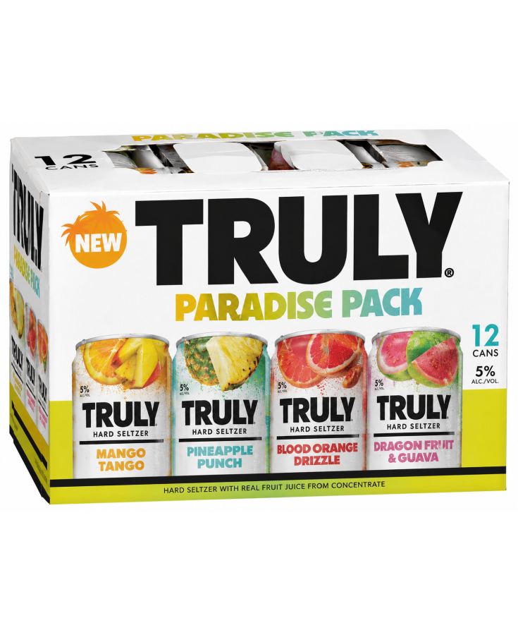 Truly Hard Seltzer Paradise Variety Pack - 12-PACK