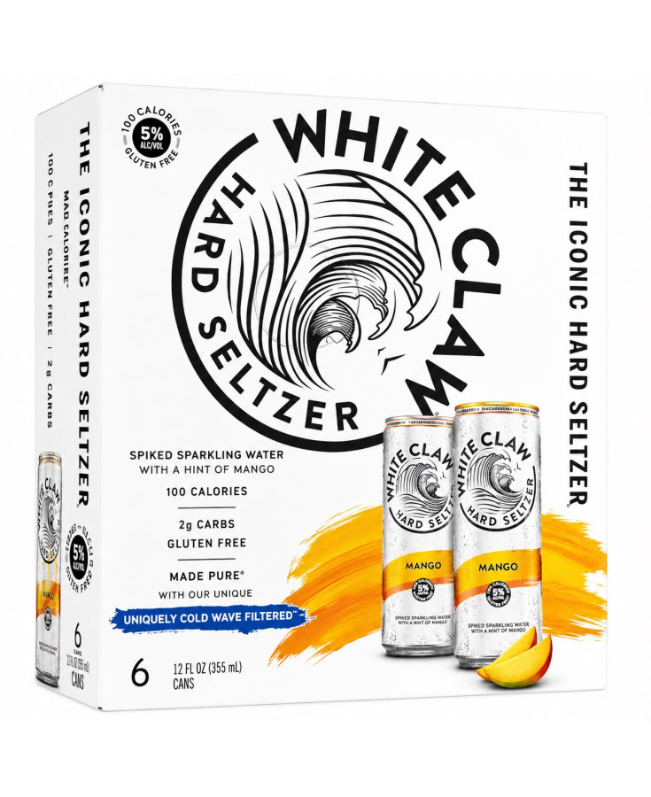 WHITE CLAW MANGO  CAN - 12OZ - 6-PACK