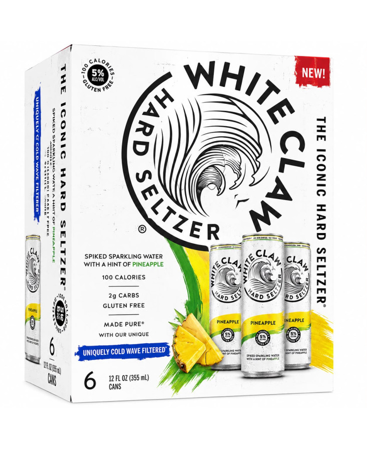 WHITE CLAW PINEAPPLE  CAN - 12OZ - 6-PACK