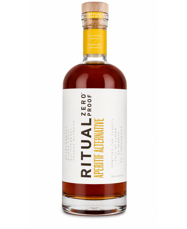 Ritual Zero Proof Aperitif Alternative Non-Alcoholic Spirit - 750ML