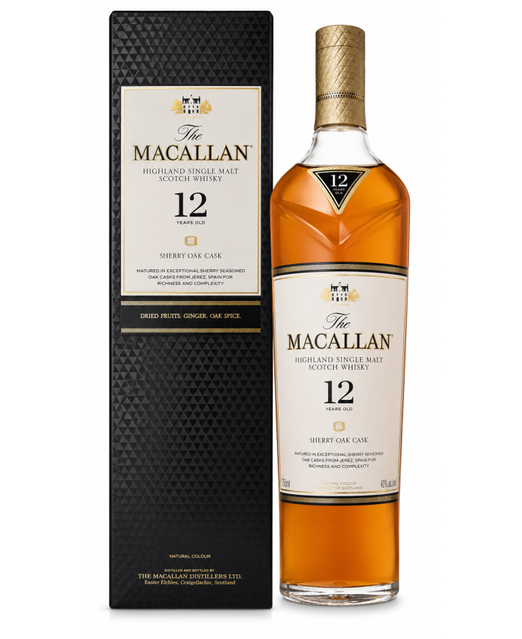 MACALLAN SHERRY OAK 12 YEARS - 750ML - SINGLE