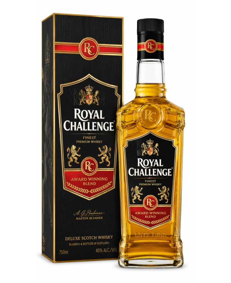 ROYAL CHALLENGE PREMIUM WHISKY - 750ML - SINGLE