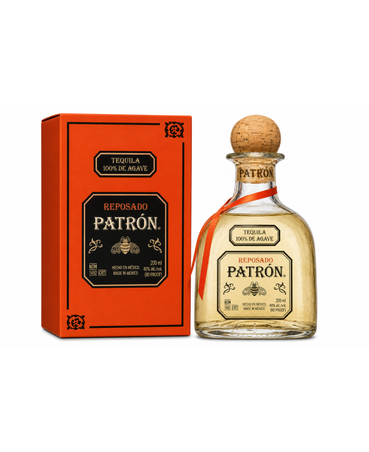 PATRON REPOSADO - 200ML - SINGLE