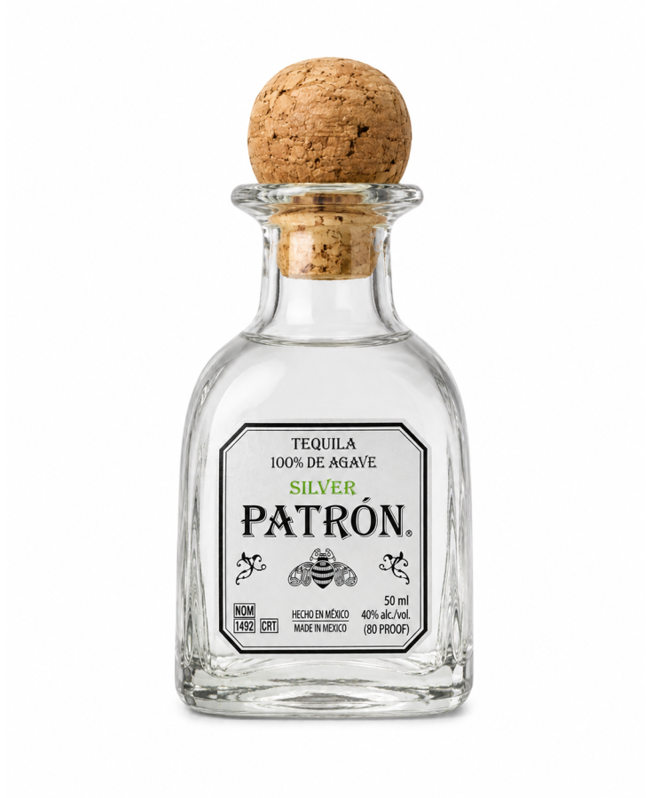 PATRON TEQ SILVER - 50ML - SINGLE