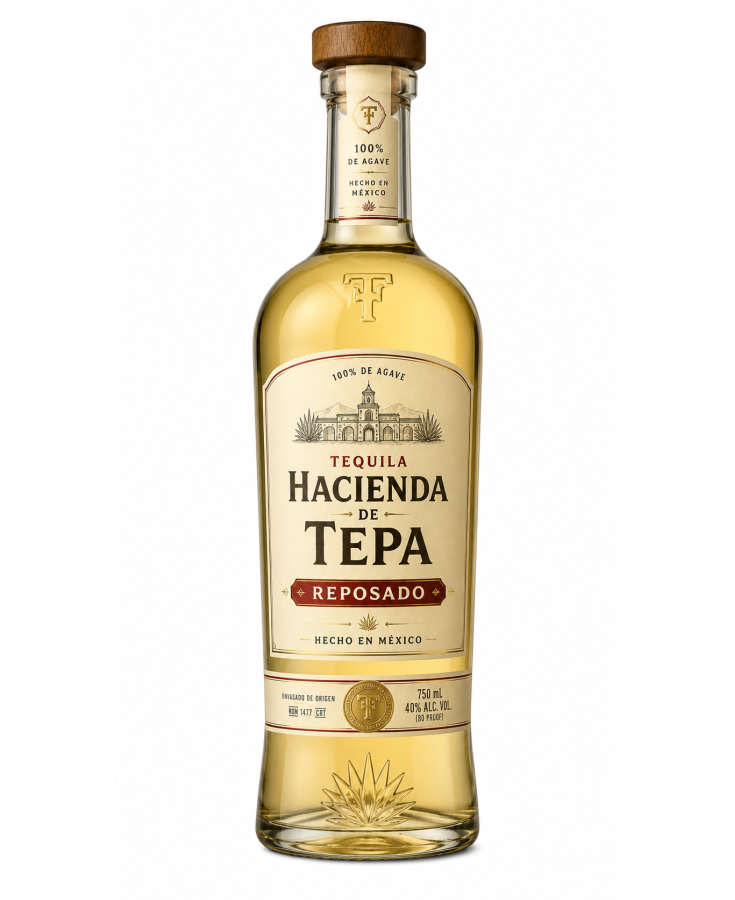 TEQUILA HACIENDA DE TEPA REPOSADO - 750ML
