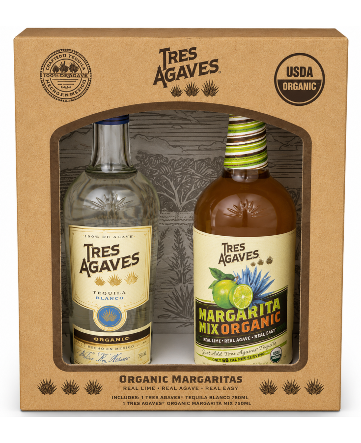 TRES AGAVES GIFT SET - 1 L