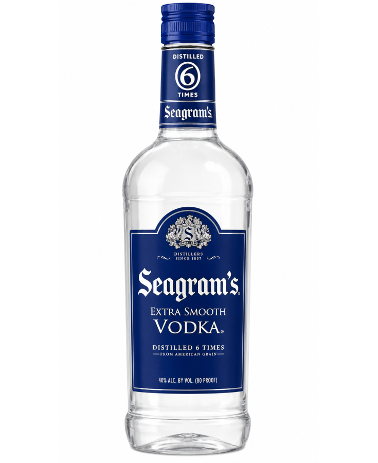 SEAGRAMS Vodka 80 PF - 750ML - SINGLE