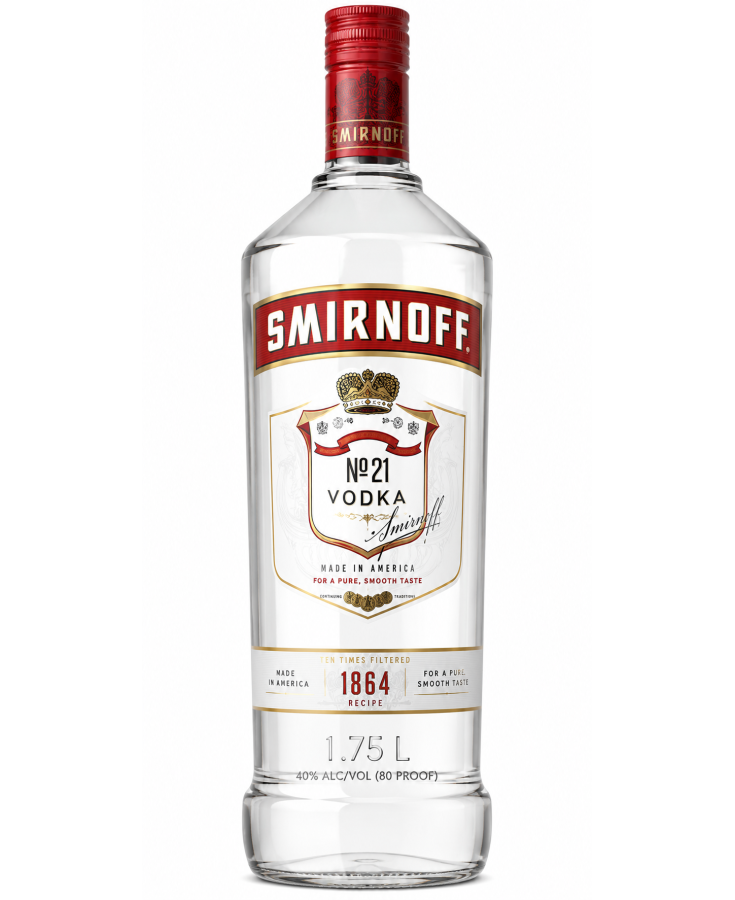 SMIRNOFF Vodka PET - 1.75L - SINGLE